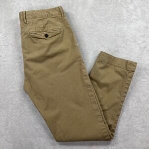 Todd Snyder Chinos Men 34x32 (Fit 34x31) Khaki Tan Tailored Straight Leg Stretch